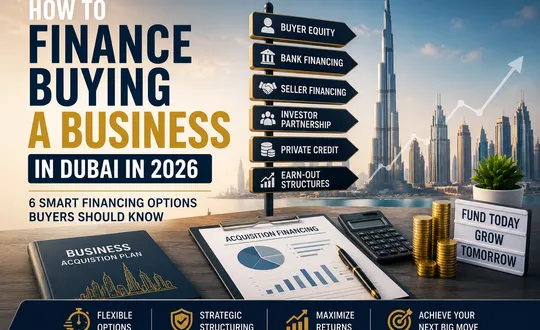 How to Finance Buying a Business in Dubai in 2026: 6 Options Buyers Should Understand