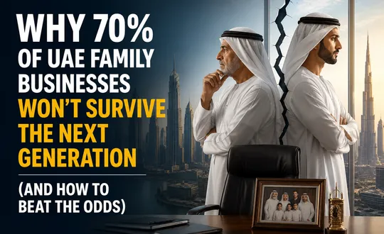 Why 70% of UAE Family Businesses Won't Survive the Next Generation (And How to Beat the Odds)