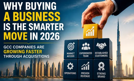 Why Buying an Existing Business Is Becoming the Preferred Growth Strategy in the GCC in 2026