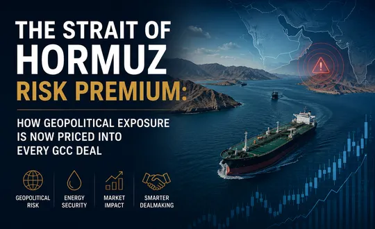 The Strait of Hormuz Risk Premium: How Geopolitical Exposure Is Now Priced Into Every GCC Deal