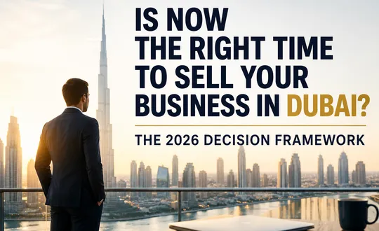Is Now the Right Time to Sell Your Business in Dubai? The 2026 Decision Framework